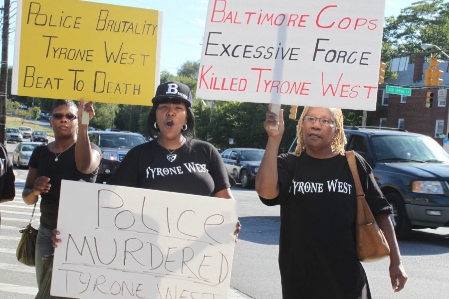 Protest for the Death of Tyrone West Aim to Alert Morgan Community