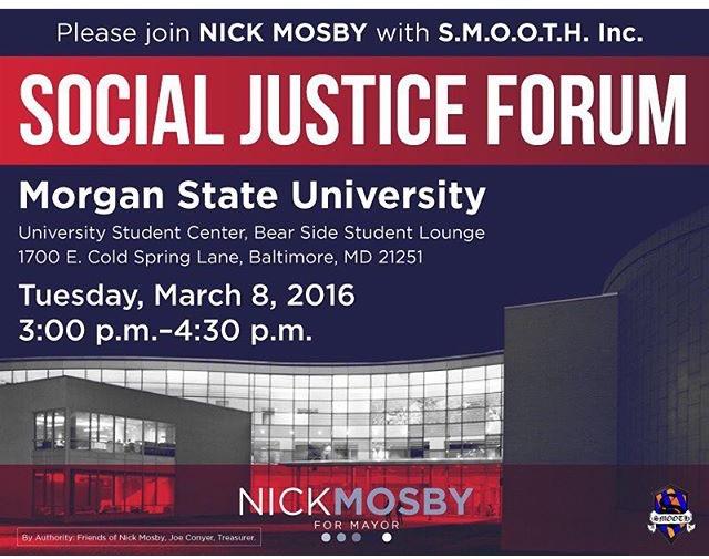 Flyer of the social justice forum