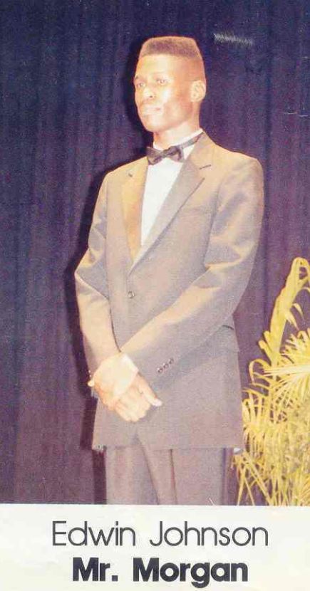 Edwin T. Johnson, serving as Mister Morgan 1991-1992. Courtesy of Edwin T. Johnson.