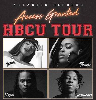 Atlantic Records HBCU Tour will begin at Morgan State University