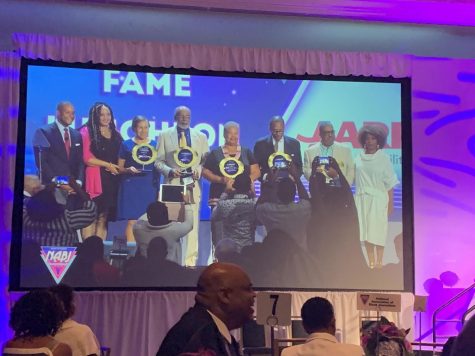 Honorees at the NABJ Hall of Fame reception in Miami