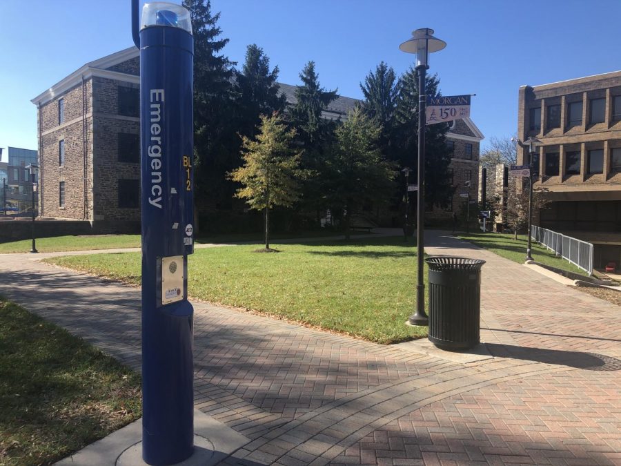 Police say students barely use blue emergency poles, more likely to use cell phones