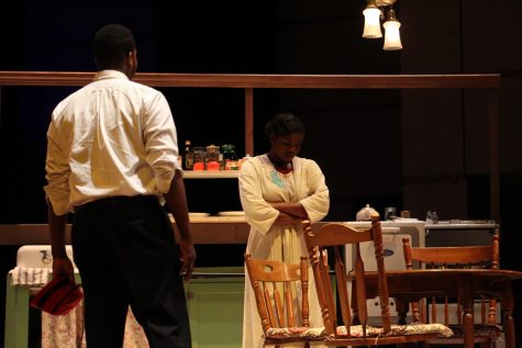 Actors KayVonya Moore and Dominic Marine star in August Wilsons The Piano Lesson, a play Theatre Morgan presented at Murphy Fine Arts Center in March.