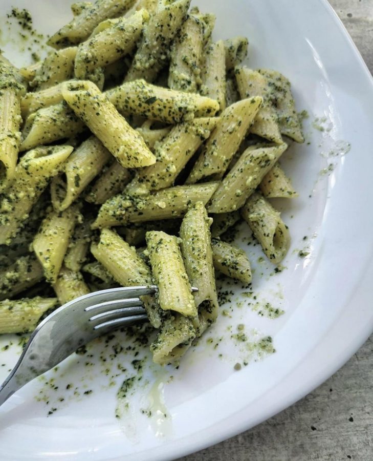 Chloes Guilt-Free Pesto Penne