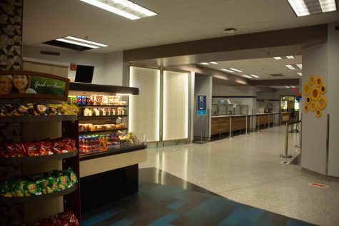New refrigerated section in the MSU Dining hall under Rawlings Residence Hall.