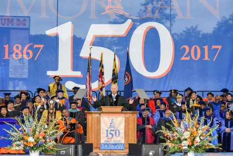 Democrat Joe Biden delivers keynote speech at Morgan States 2017 Spring Commencement Ceremony