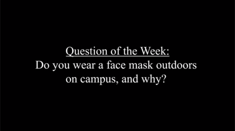 #QOTW: Do students wear face masks outdoors on campus?