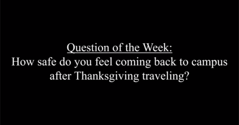 #QOTW: How safe do students feel coming back to campus after Thanksgiving travels?