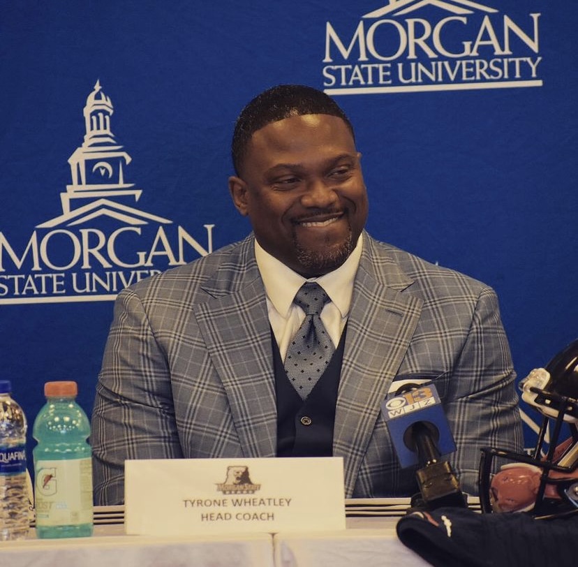 Morgan+head+coach+Tyrone+Wheatley+is+among+the+four+HBCU+coaches+coaching+in+the+73rd+annual+Reeses+Senior+Bowl.+