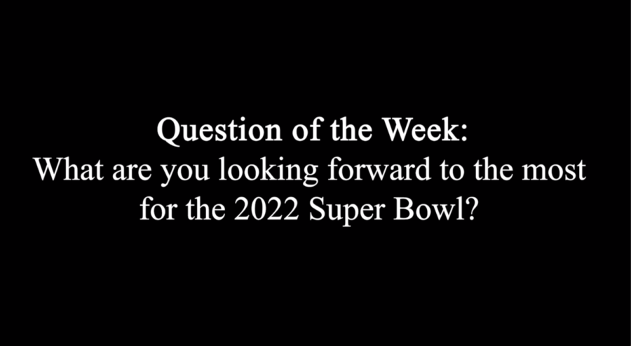#QOTW: What are students looking forward to the most for the 2022 Super Bowl?