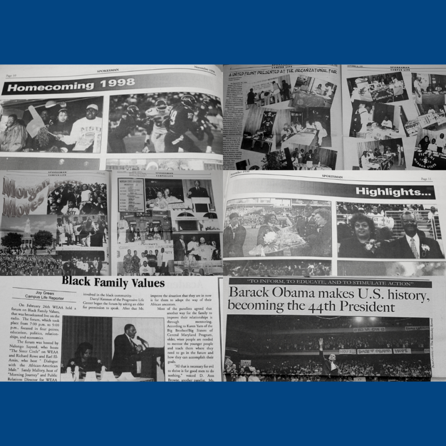 Spokesman+staff+members+compiled+a+photo+essay+with+historical+pictures+from+the+late+1990s+and+early+2000s+captured+in+the+Spokesman+and+Promethean+yearbooks.
