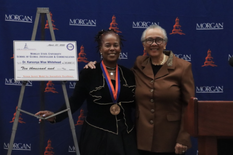 “We [Whitehead and those working on her show] believe our job at the end of the day [is to] educate African Americans and anyone else who is listening, is to be, that by working, we are saving lives,” said Whitehead, recipient of the Vernon Jarrett Award.