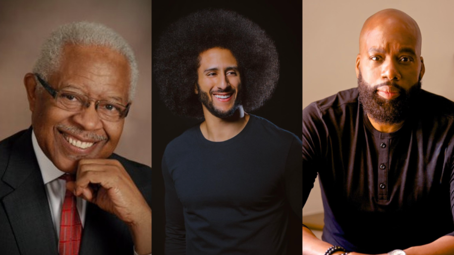 Talbert, Kaepernick and Burton were selected by the university based on their dedication to social justice and the African American experience.