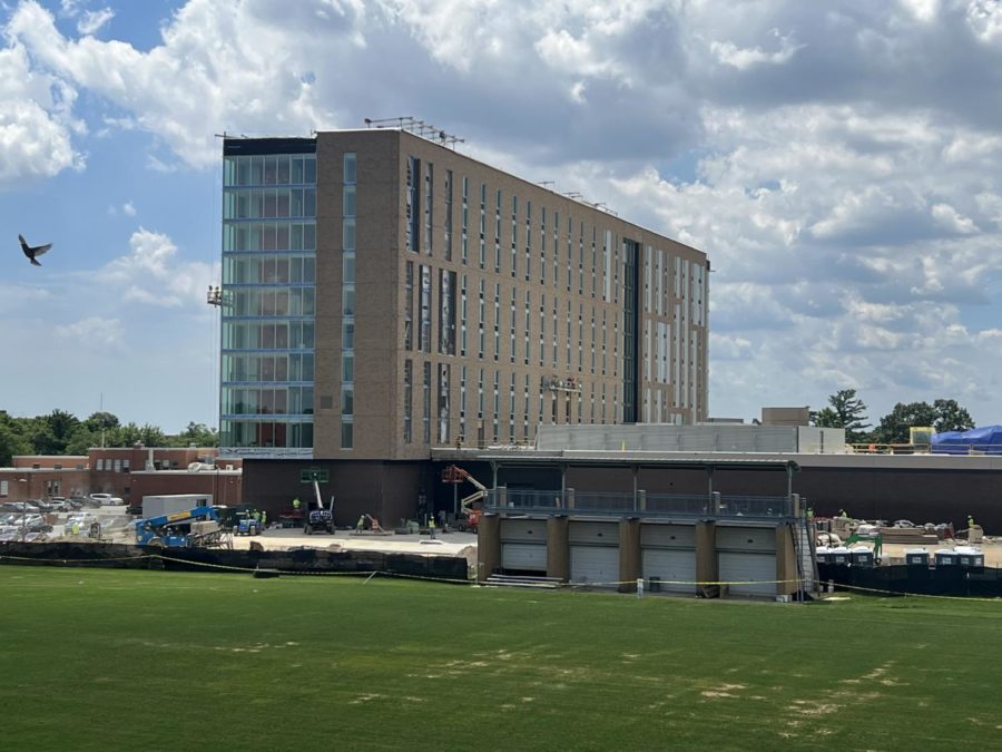 The Thurgood Marshall Residence Hall is expected to open the first week of August.