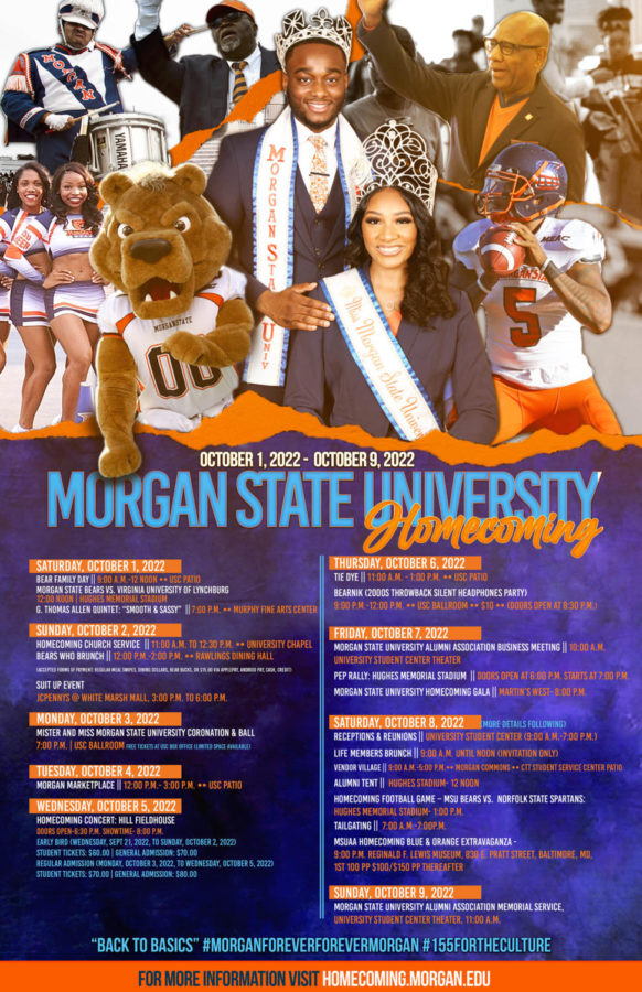 Morgan State University homecoming 2022
