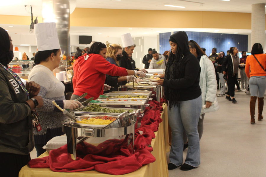 The dining hall is set to open when students return on Jan. 17 for the spring semester
