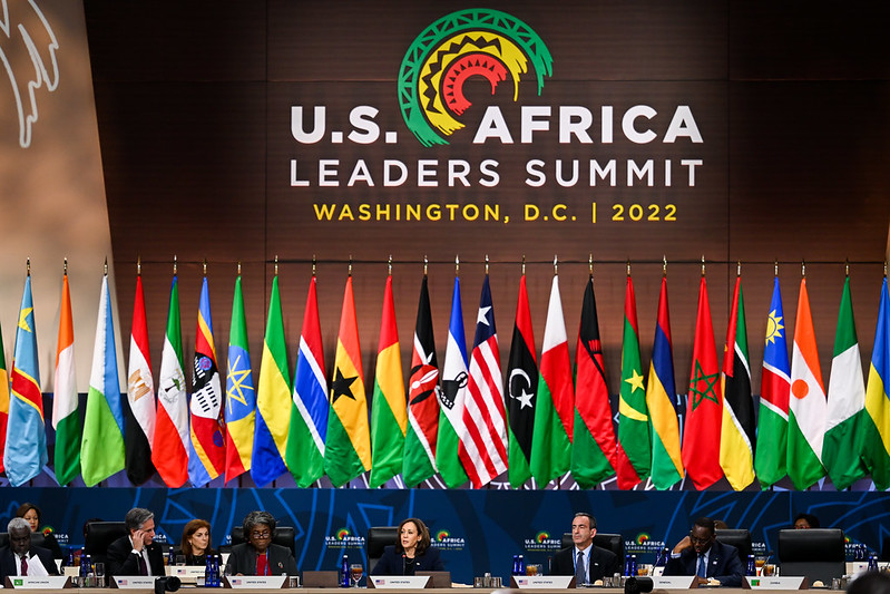 Vice President of the United States T.H. Kamala Harris during the Plenary 3 at the U.S.-Africa Leaders Summit at the Walter E. Washington Convention Center in Washington, D.C. on Thursday, December 15, 2022.