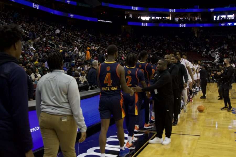 The+Bears+secured+75-65+victory+over+Delaware+State+%284-17%2C+3-5%29+in+the+Invesco+QQQ+Legacy+Classic+HBCU+Invitational+matchup+at+Prudential+Center.