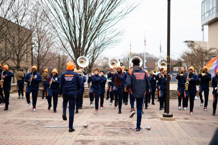 The Magnificent Marching Machine at Morgan State University | February 20, 2023.