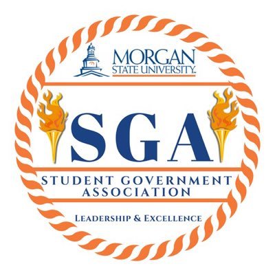 Morgan State Universitys SGA logo.