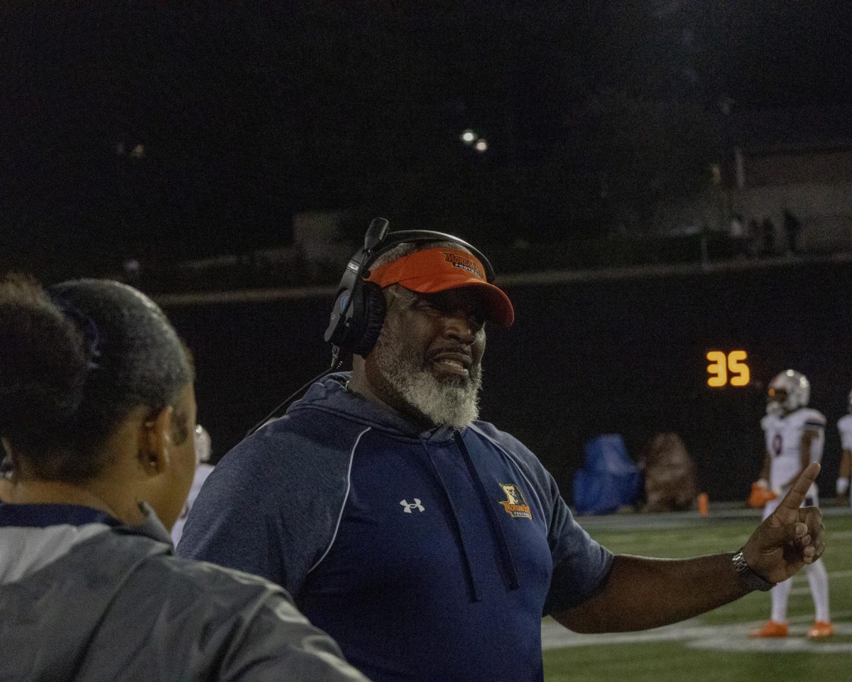 Morgan State head football coach Damon Wilson