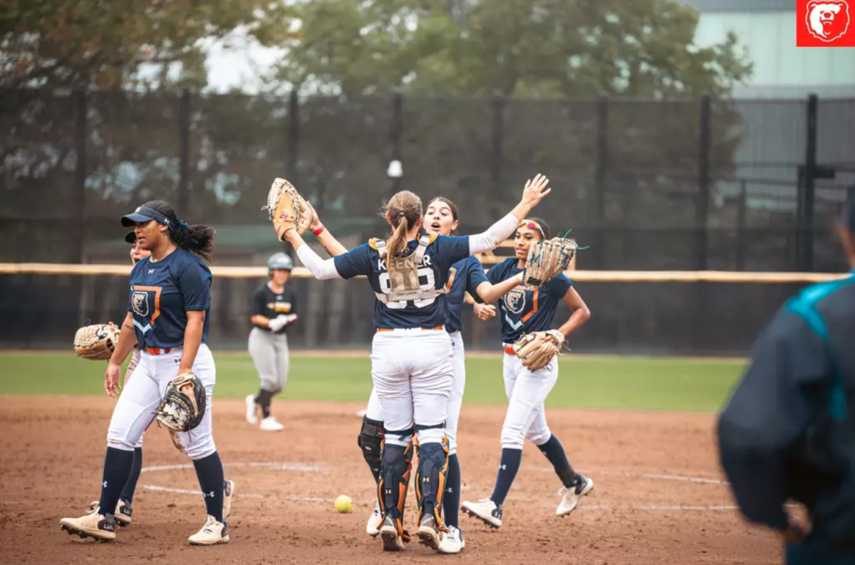 Allison Keener and Amber Rivas celebrating. (MSU Athletics/Sebastian Taylor)