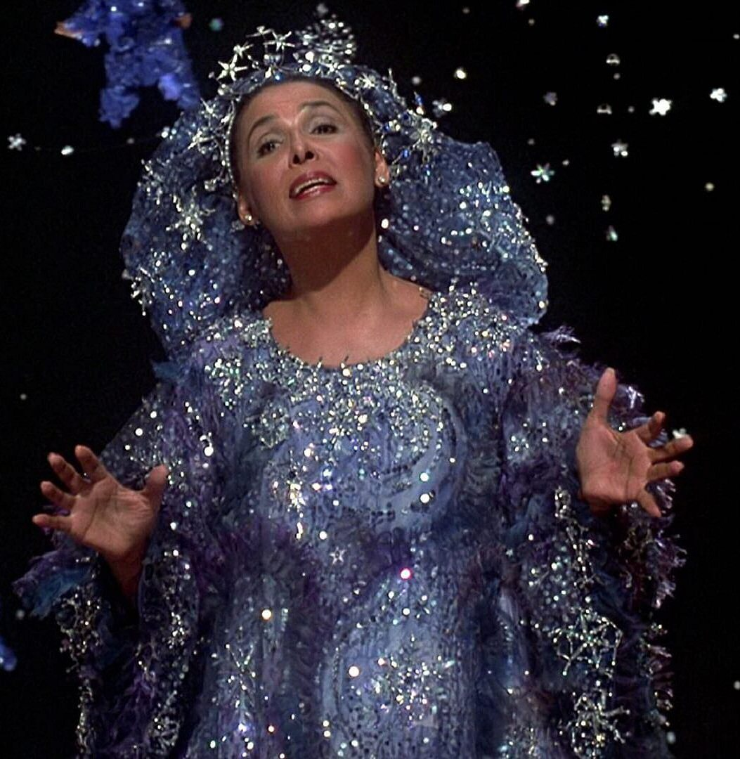 Lena Horne, a legendary 20th century Black actress, singer and dancer, plays Glinda the Good in "The Wiz", an adaptation of L. Frank Baum's novel, "The Wizard of Oz. 