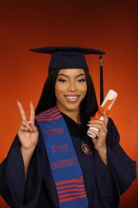 Ayshante' Archelus is set to receive her diploma 11 years after she first enrolled at Morgan