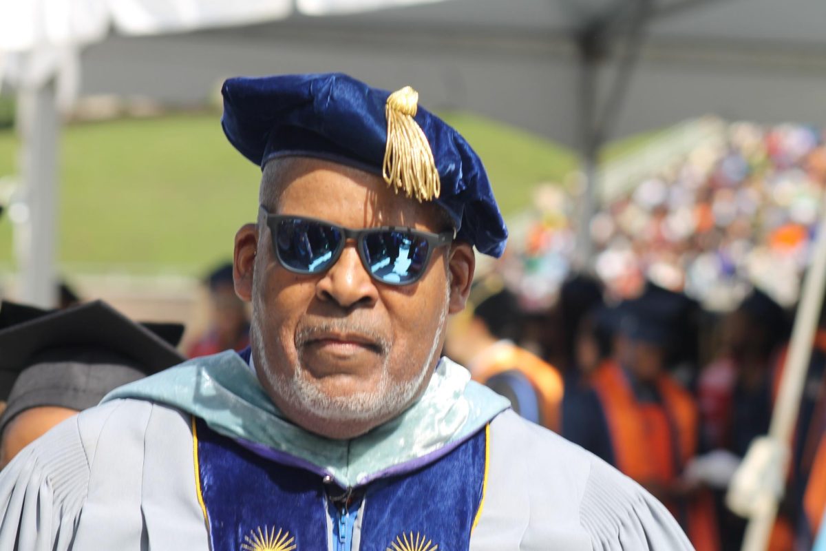 Dr. Kevin Banks at Spring 2025 commencemnt ceremony