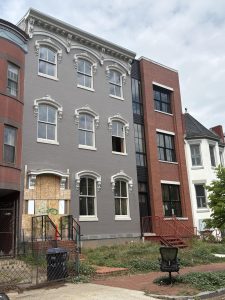 A building in a gentrified Washington D.C. neighborhood (Kimora Wong-Sing)